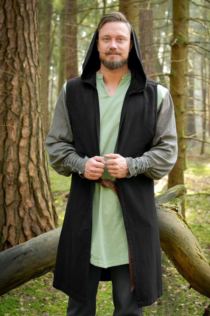 Vest Lorun, zwart