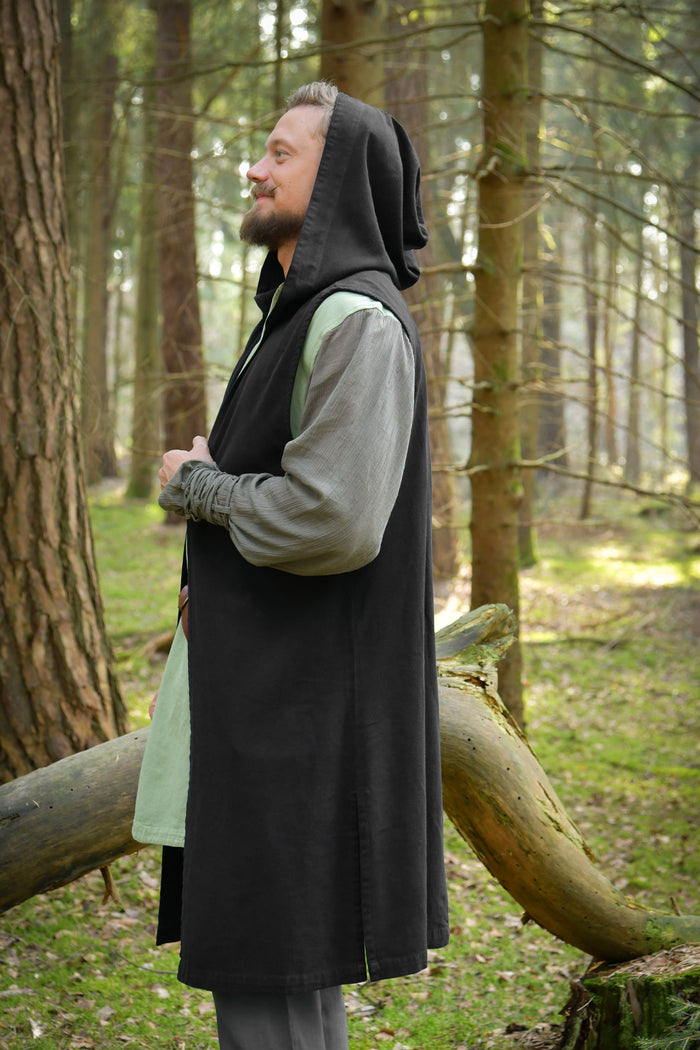 Vest Lorun, zwart