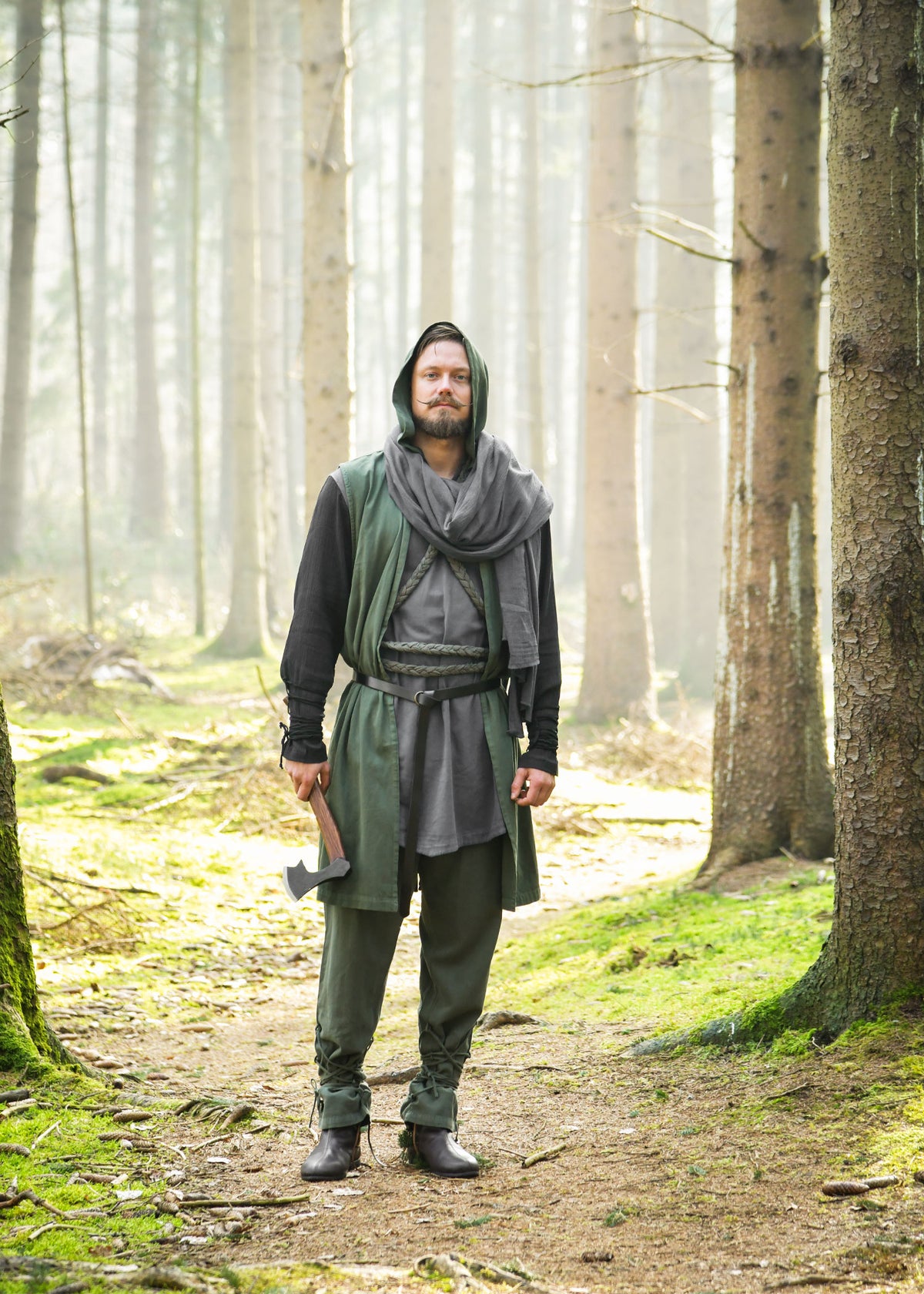 Vest Lorun, groen