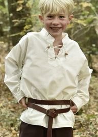 Kids shirt pirate, natural