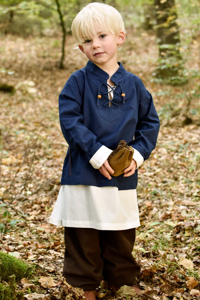 Kids shirt pirate, blue