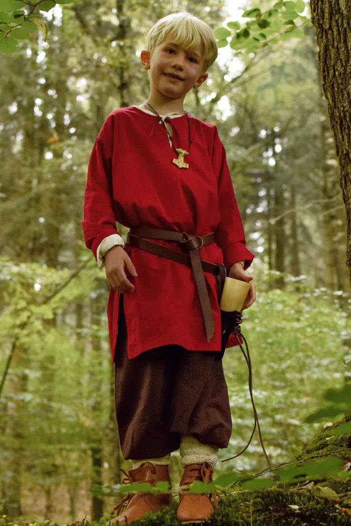 Kids tunic Athelstan, red