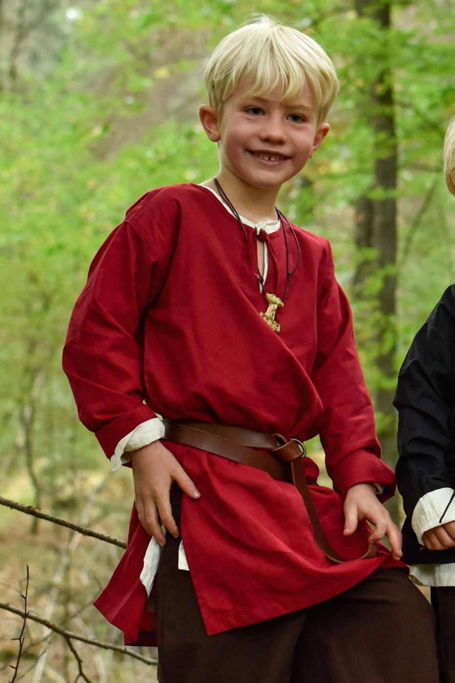 Kids tunic Athelstan, red