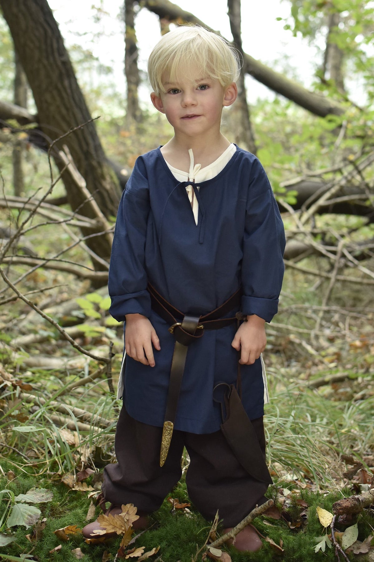 Kids tunic Athelstan, blue