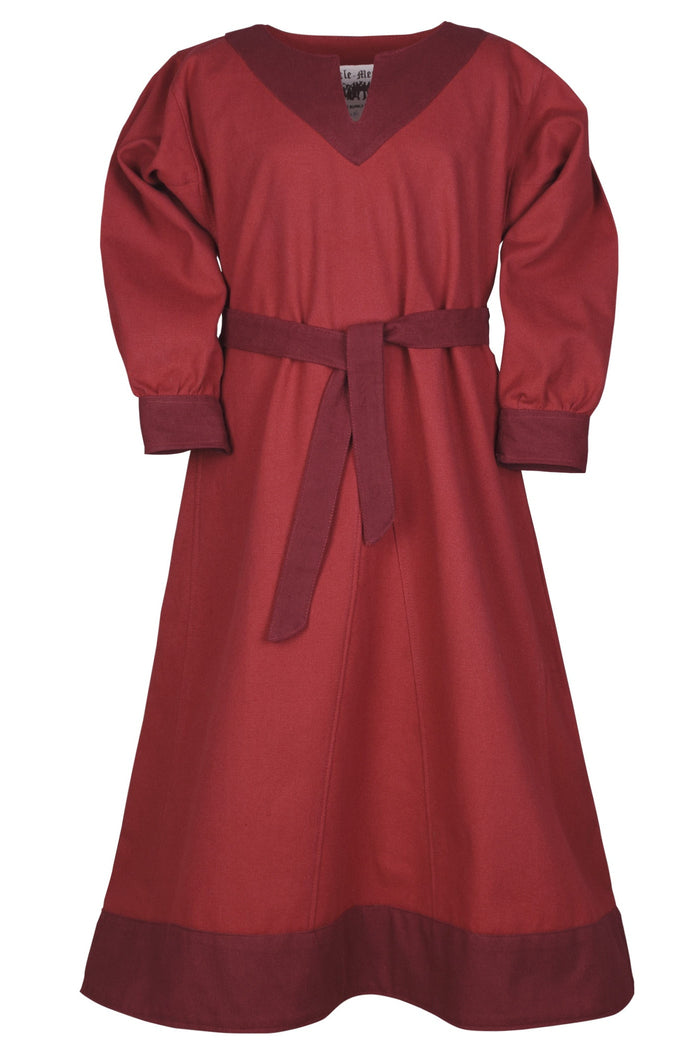 Girls dress Birka, red