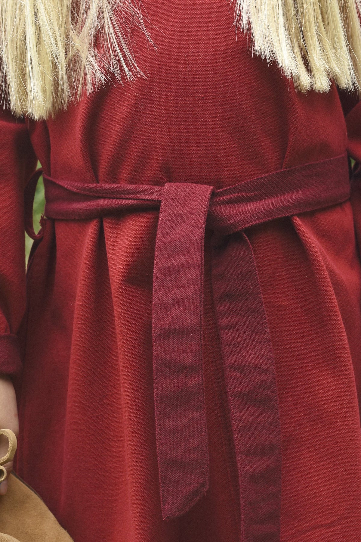 Girls dress Birka, red
