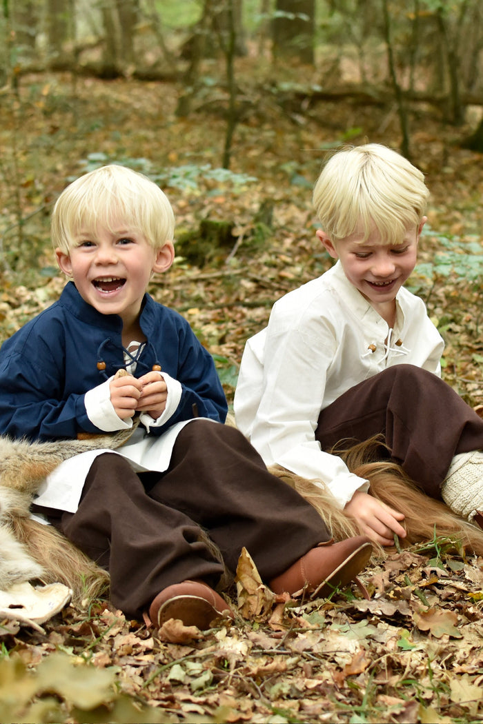 Kids trousers Asmund, brown