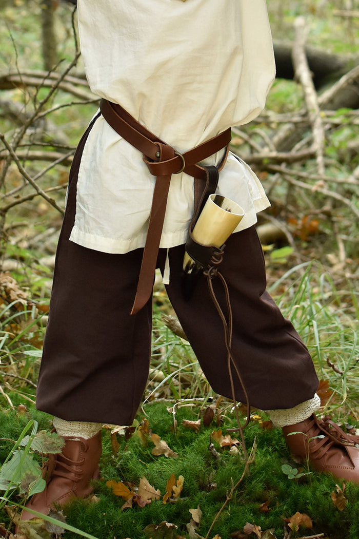 Kids trousers Asmund, brown