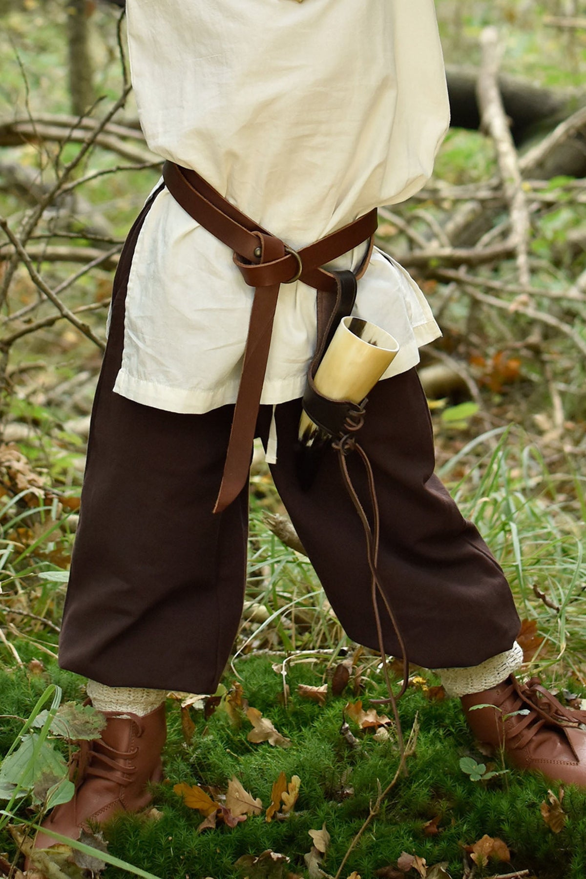 Kids trousers Asmund, brown