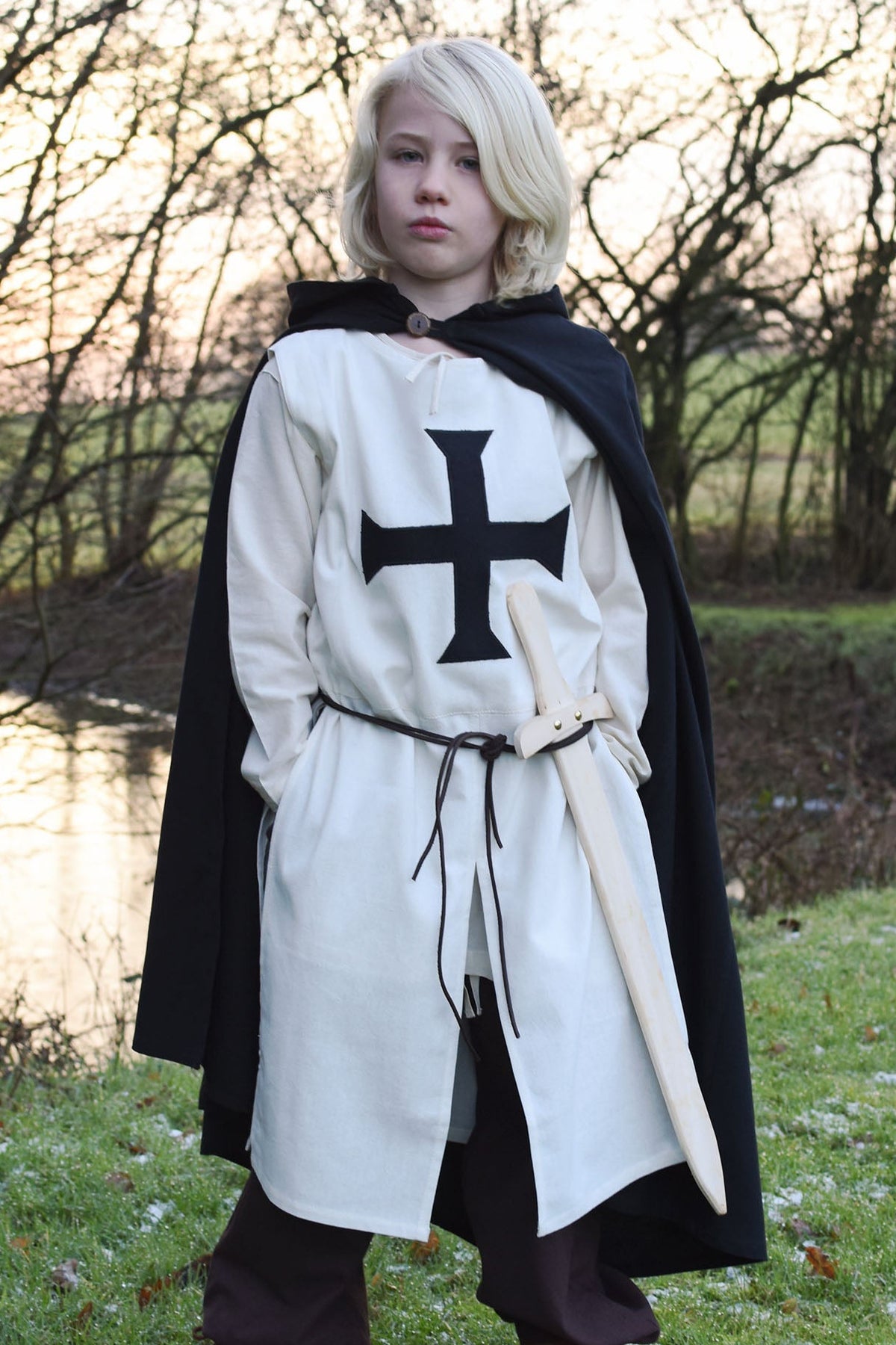 Kids cloak Arthur, black