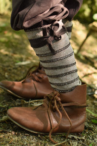Leg wrappings for kids, brown