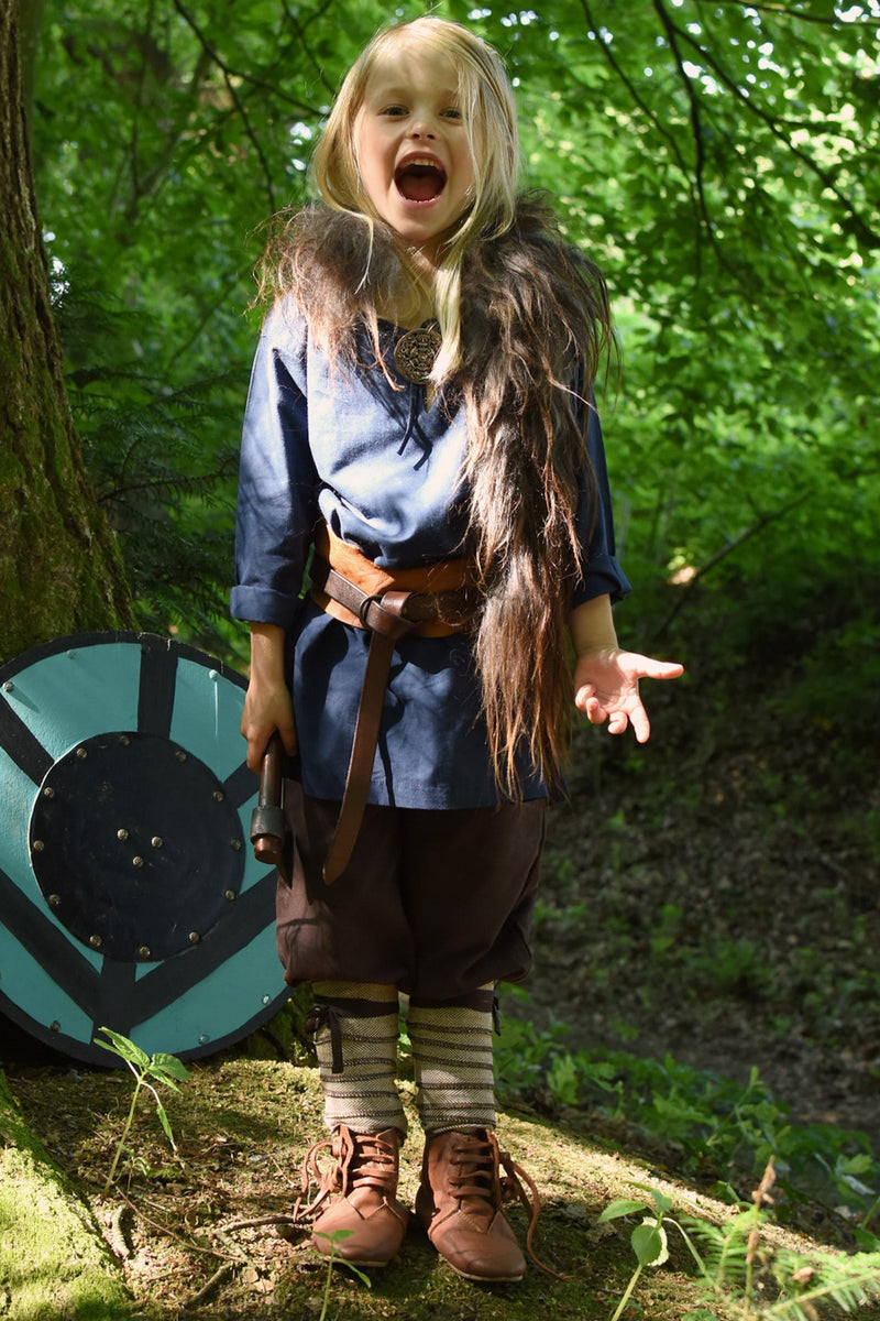 Owijki na nogi dla dzieci, brązowe