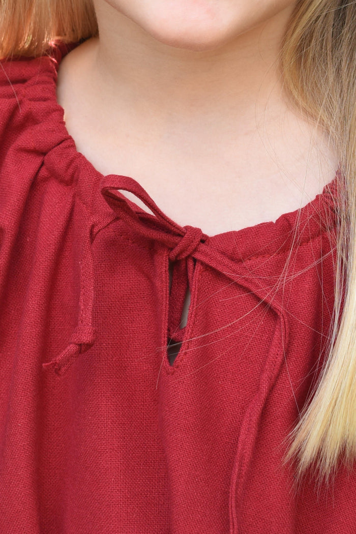 Kids dress Matilda, red