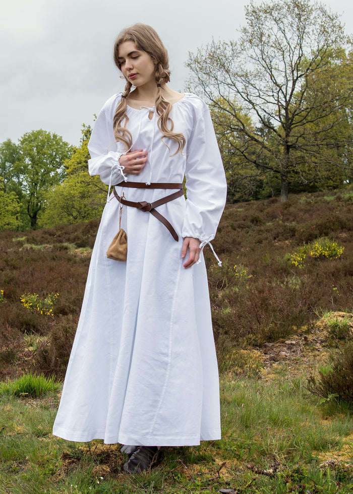 Matilda medieval chemise, underdress, white
