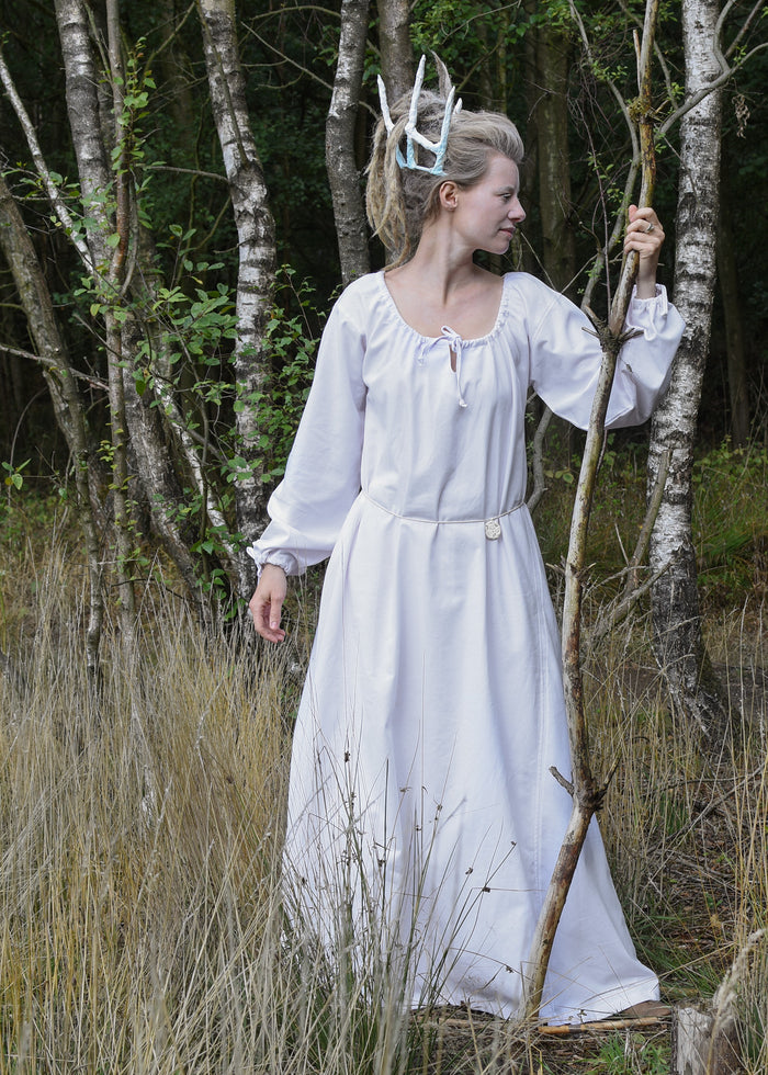 Matilda medieval chemise, underdress, white