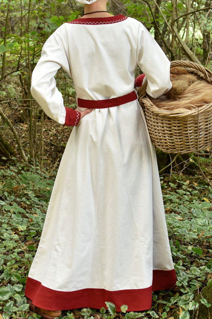 Viking Dress Jona, natural-red
