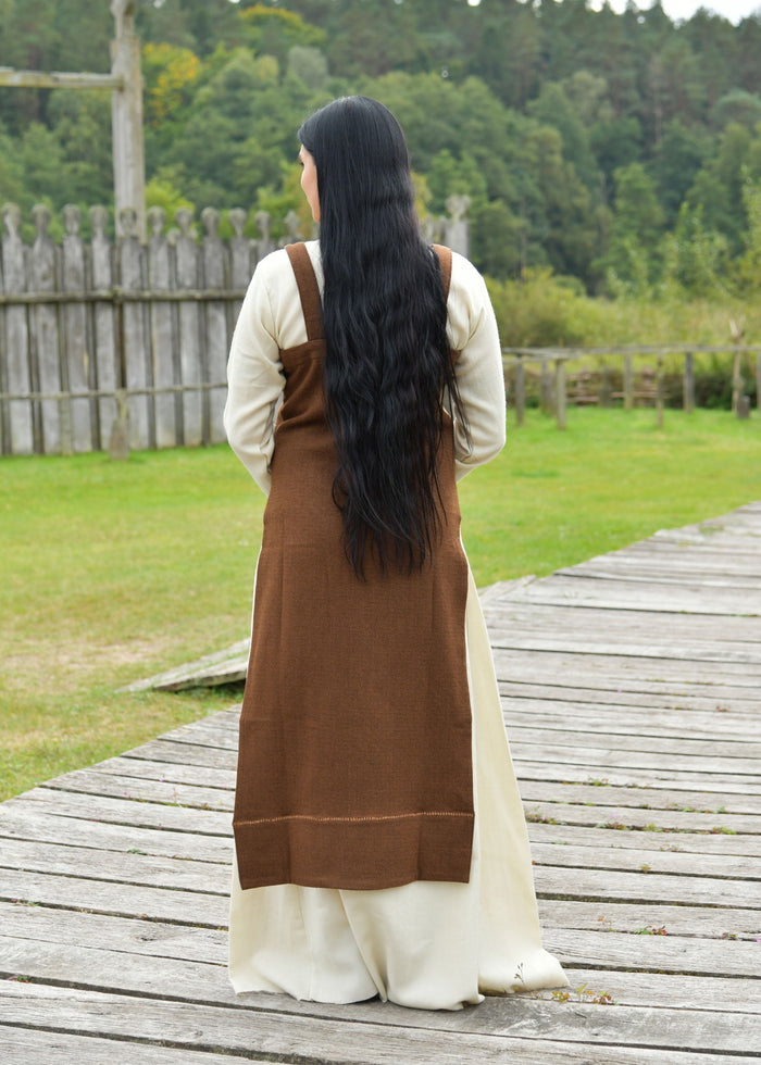 Viking hangerok Annik, wool, brown