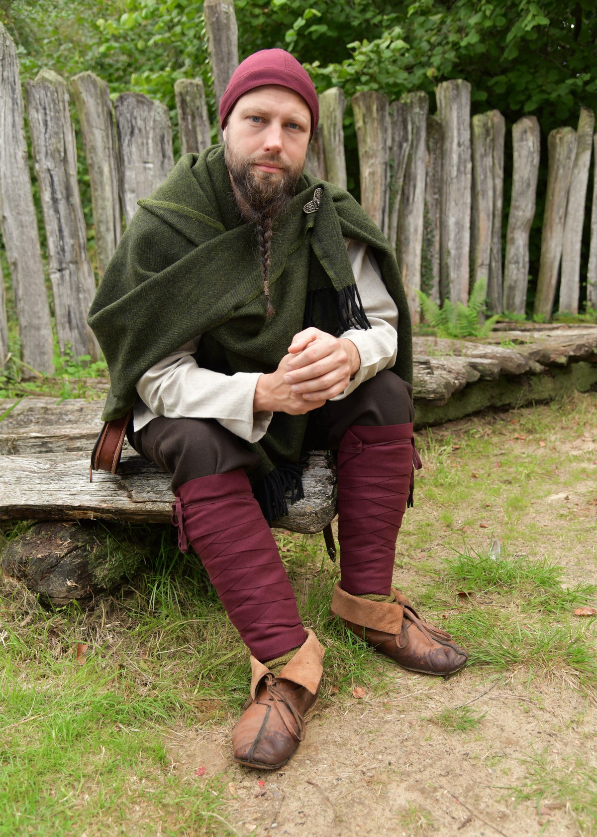Beenwindsels Bard, wol, rood