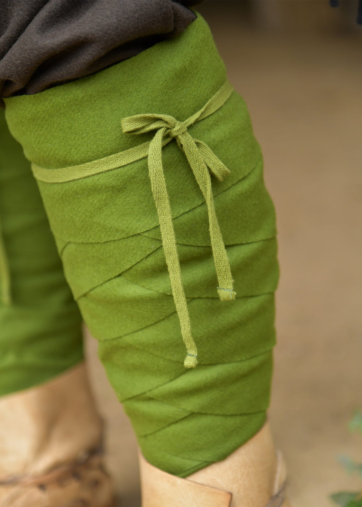 Beenwindsels Bard, wol, groen