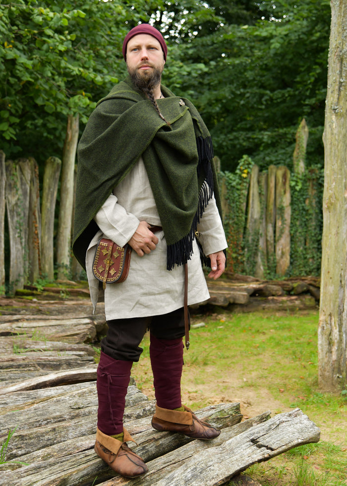 Vikingmuts Egil, wol, rood