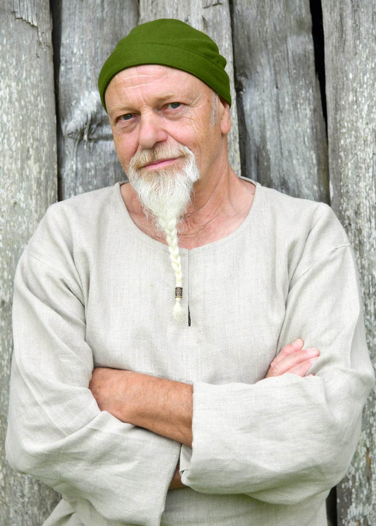 Vikingmuts Egil, wol, groen