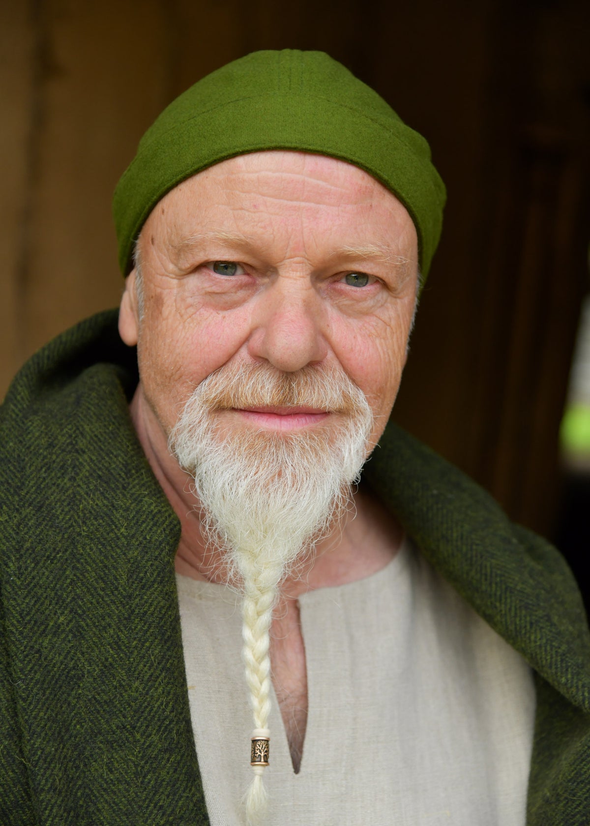 Vikingmuts Egil, wol, groen