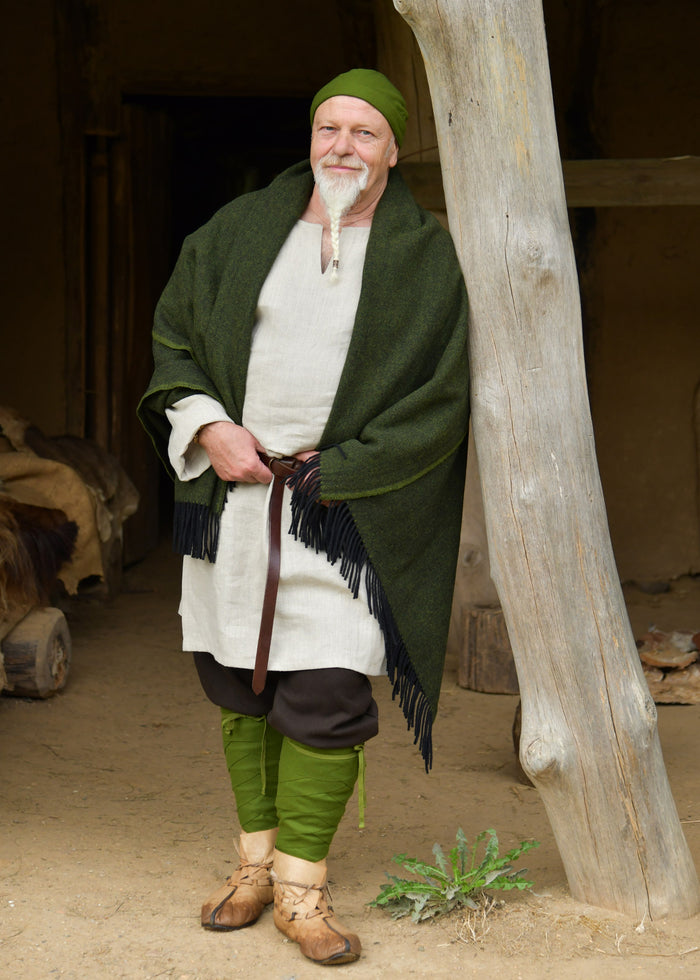 Vikingmuts Egil, wol, groen