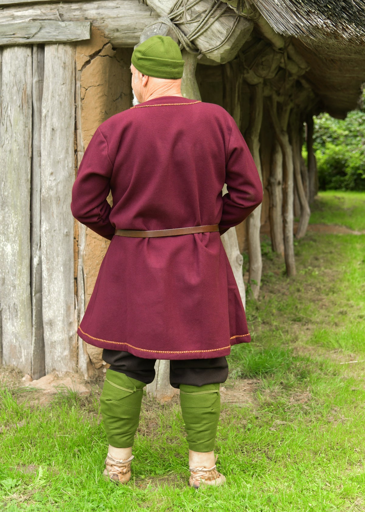 Vikingtuniek Folkmar, wol, rood