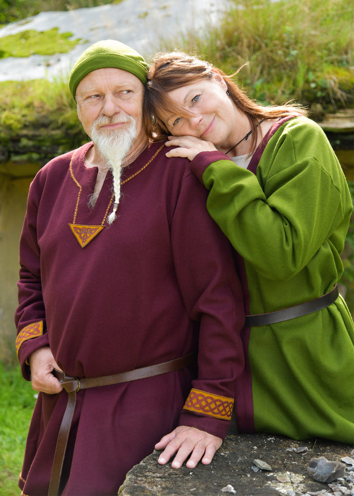 Vikingtuniek Folkmar, wol, rood