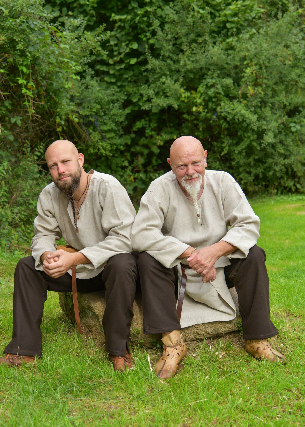 Broek Kjartan, wol, bruin