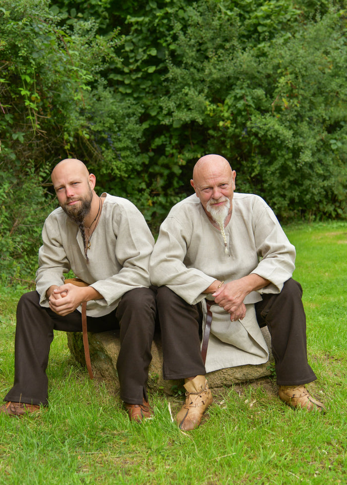 Broek Kjartan, wol, bruin