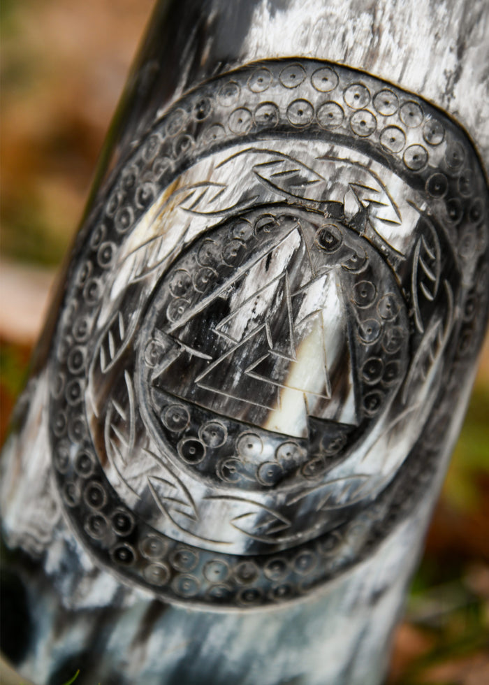 Horn beer mug atmospheric image