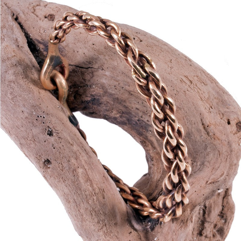 Braided bracelet bronze