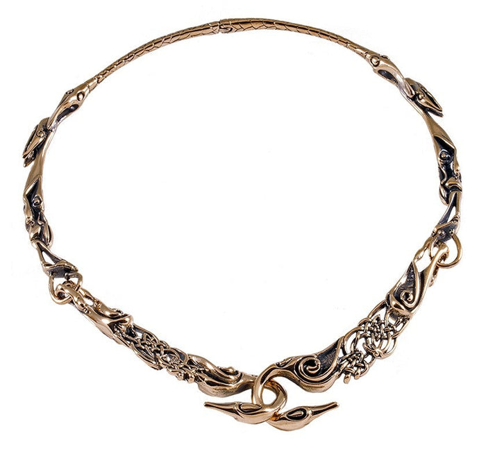 Gooseneck ring, bronze