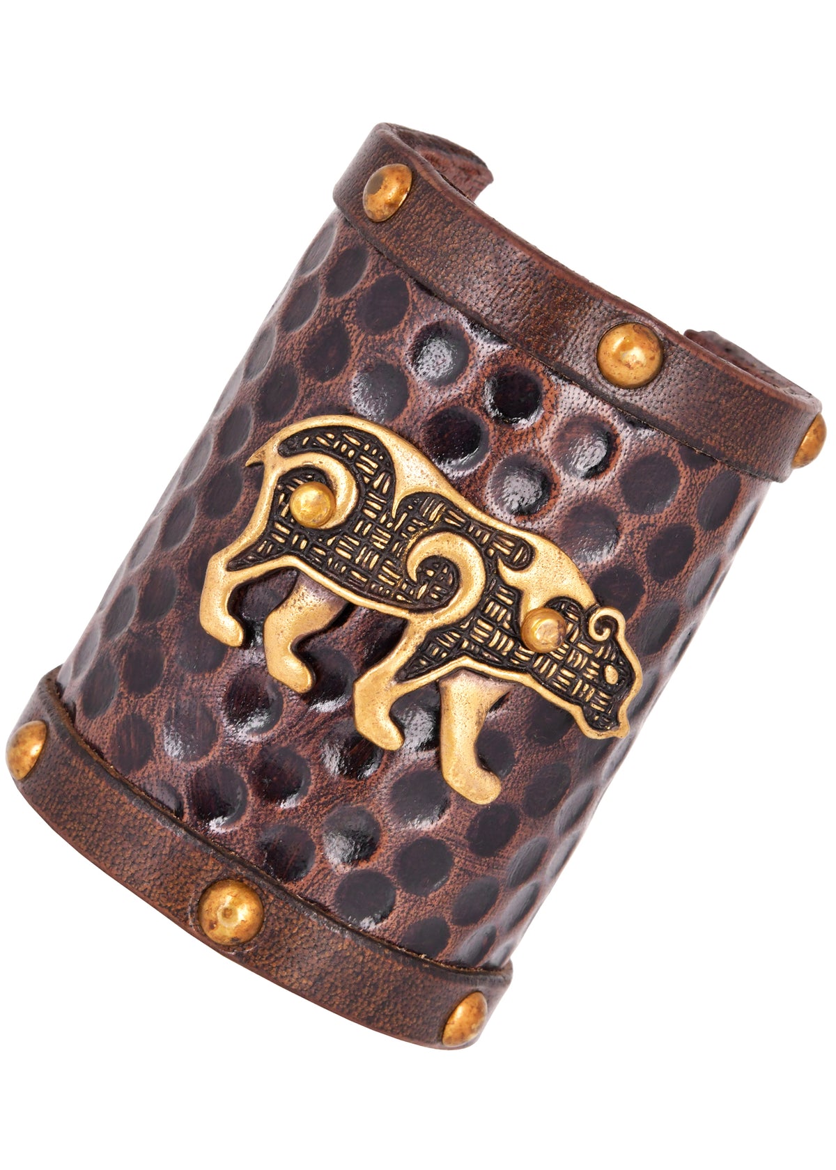 Armband Keltische beer, per stuk, leer