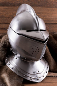 Close helm, Greenwich style, 1.6 mm