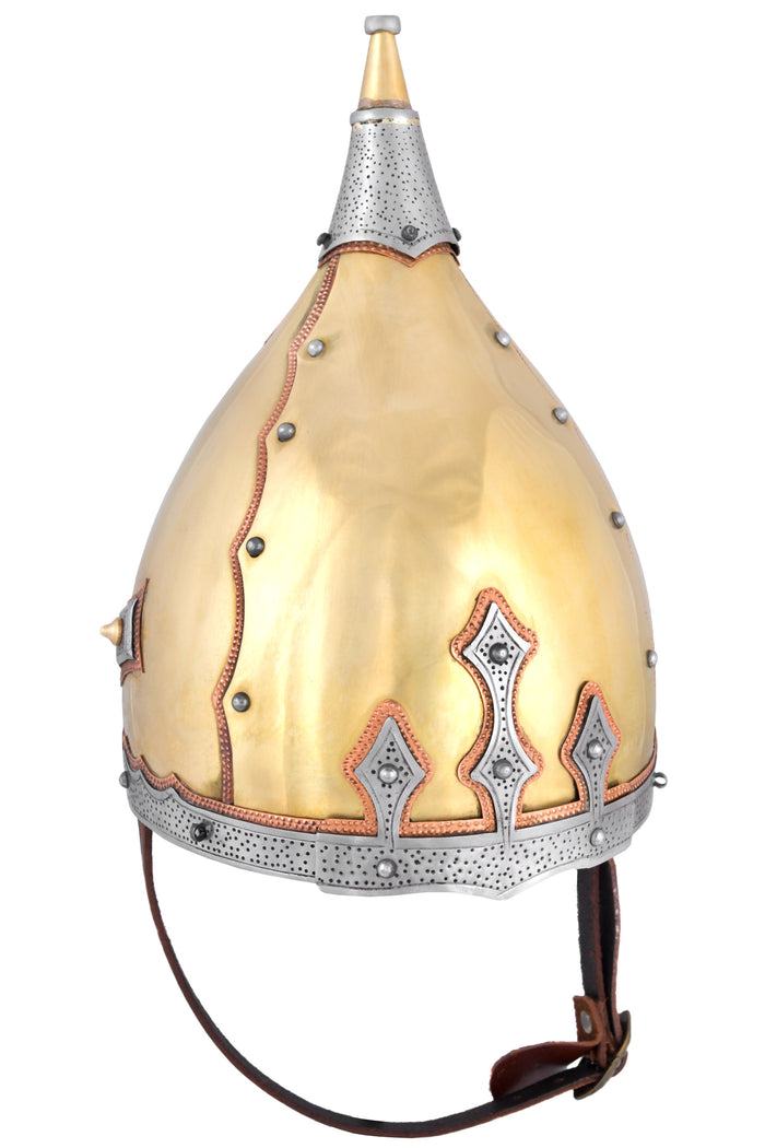 Vroegmiddeleeuwse helm uit Bobruysk (Wit-Rusland), Kievan Rus / Vikinghelm, 10e-11e eeuw