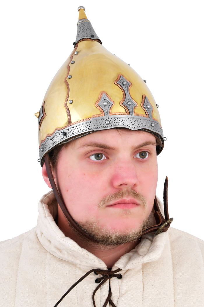 Vroegmiddeleeuwse helm uit Bobruysk (Wit-Rusland), Kievan Rus / Vikinghelm, 10e-11e eeuw