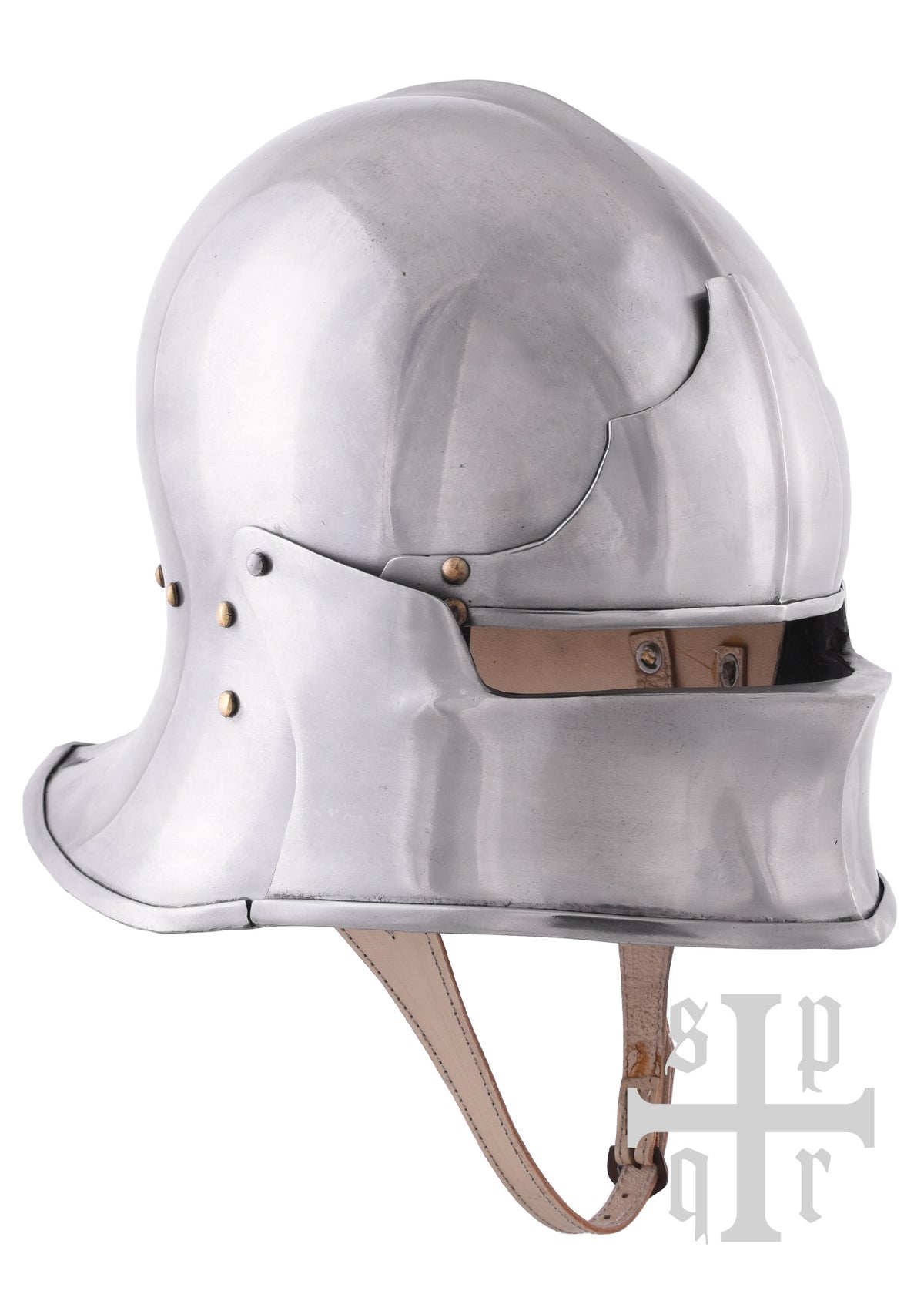 Gothic sallet with extended neck protection, 15th century, 2 mm (battle-ready)
