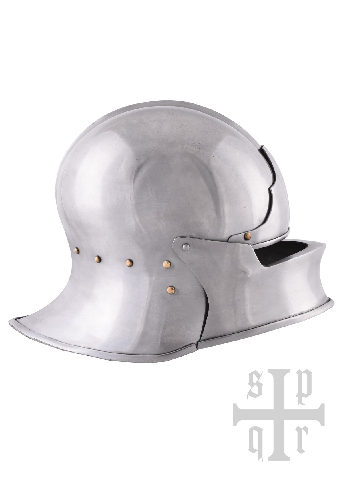 Gothic sallet with extended neck protection, 15th century, 2 mm (battle-ready)