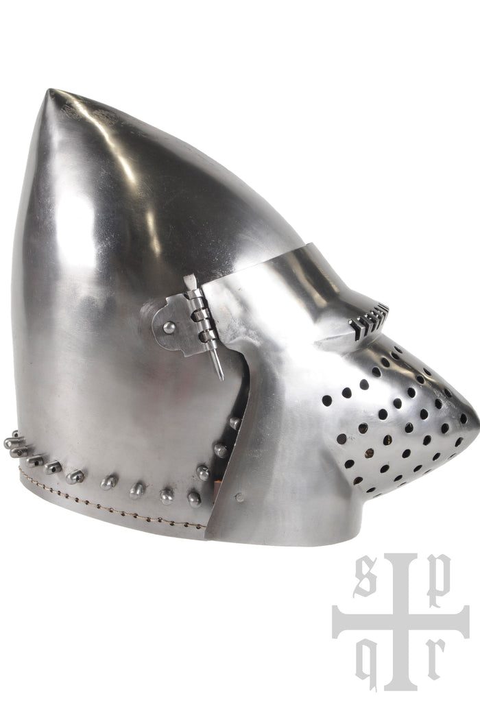 Dog snout bascinet Churburg ca. 1395 front