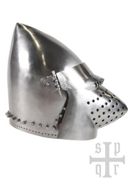 Dog snout bascinet Churburg ca. 1395 front