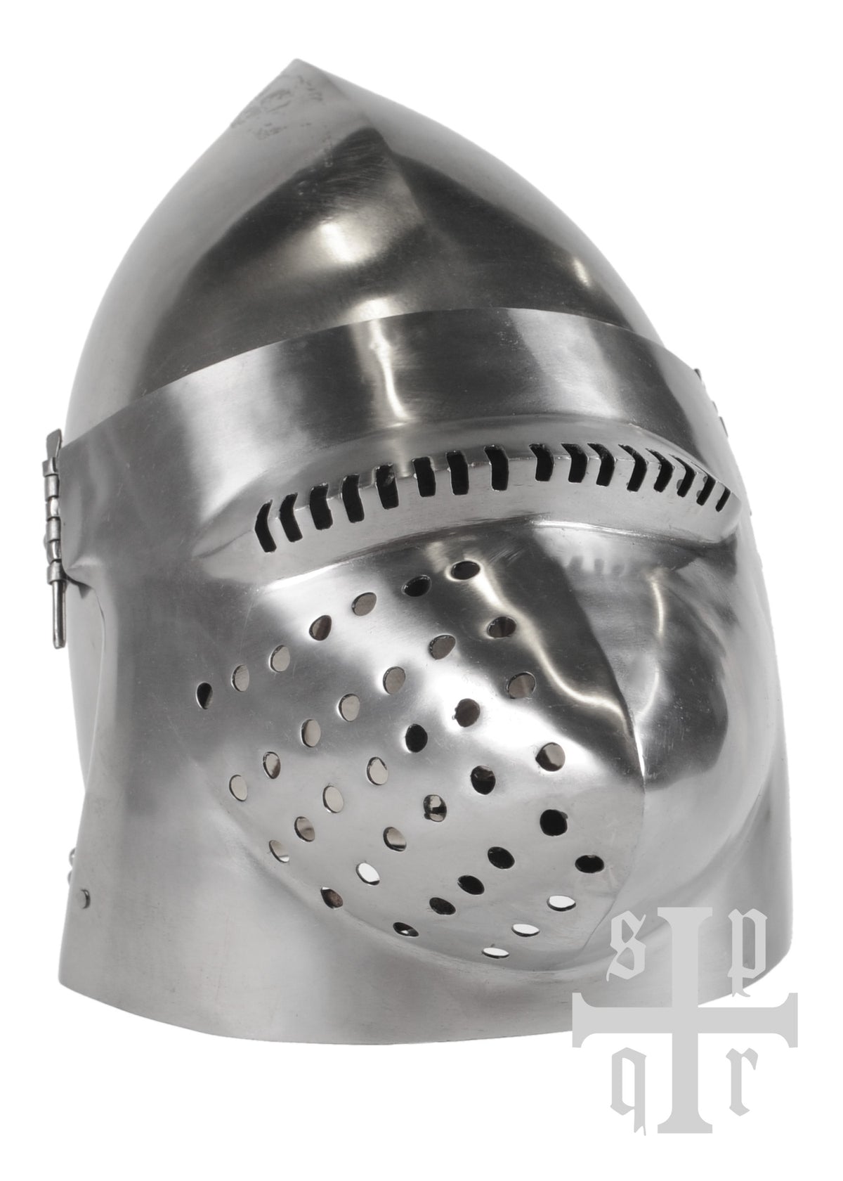 Dog muzzle bascinet vervelles detail