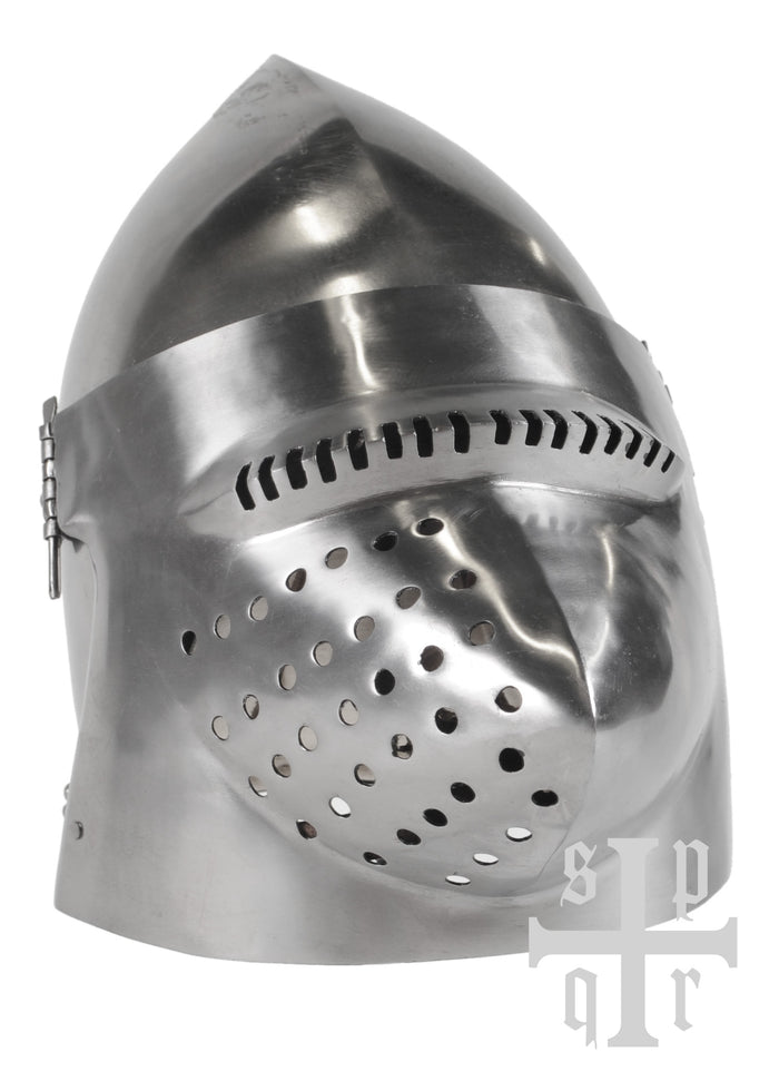 Dog muzzle bascinet vervelles detail