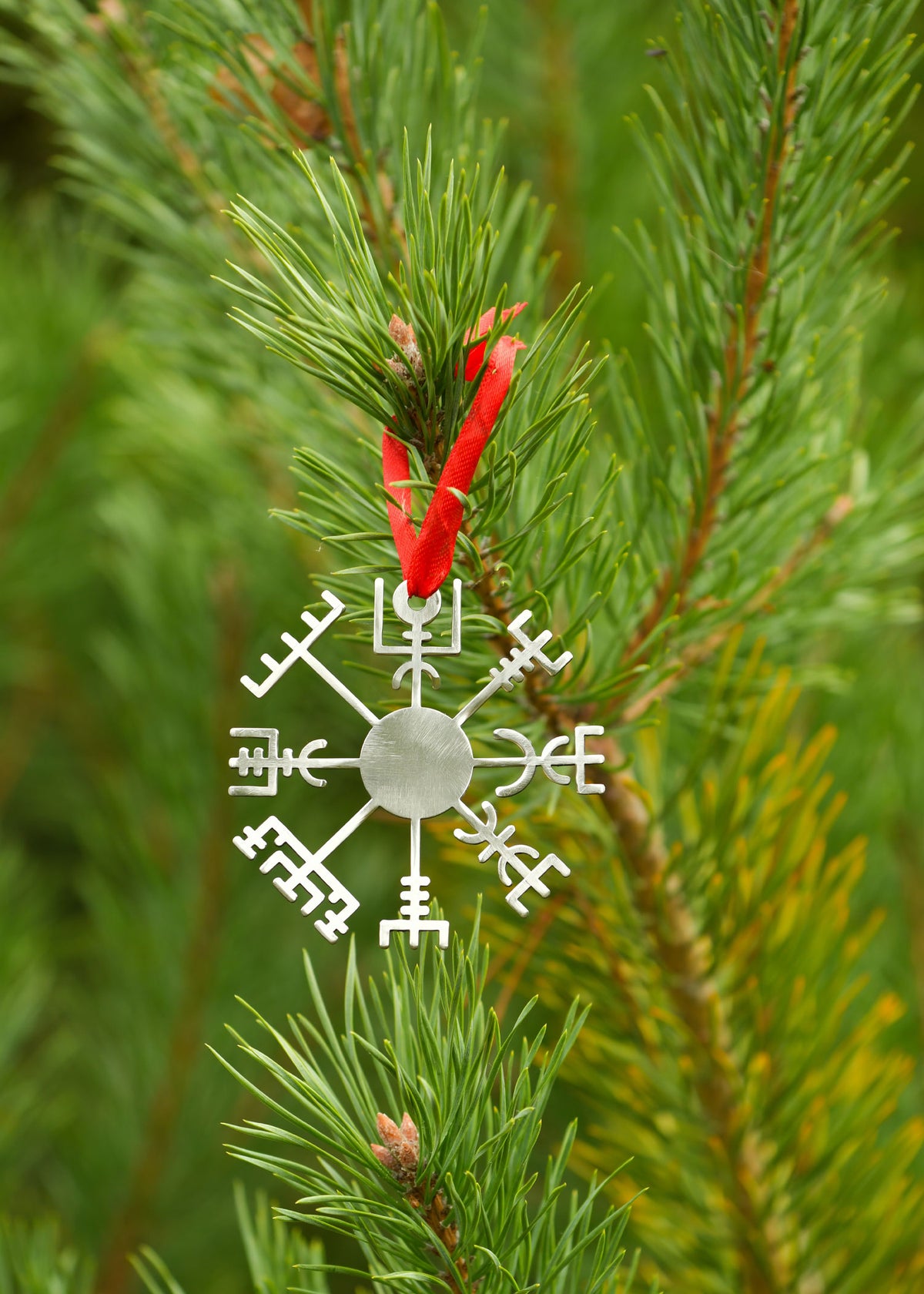 Kerstversiering vegvísir I, roestvrij staal