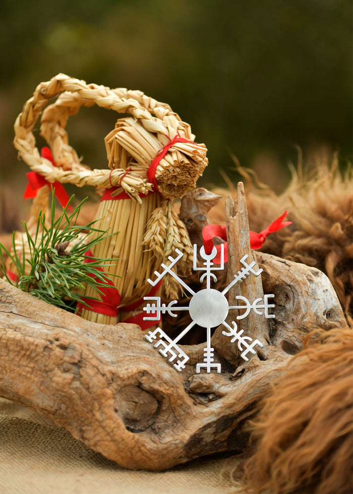Kerstversiering vegvísir I, roestvrij staal