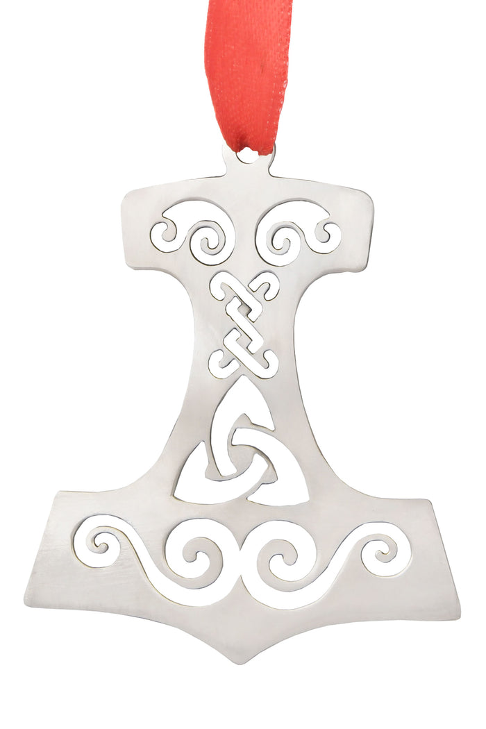 Kerstversiering Mjölnir, roestvrij staal