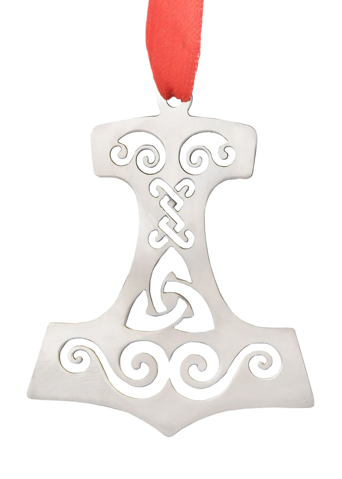 Kerstversiering Mjölnir, roestvrij staal