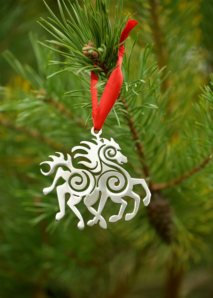 Kerstversiering Sleipnir, roestvrij staal