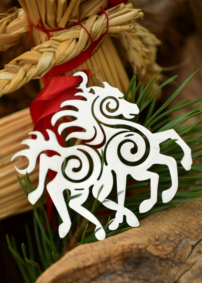 Kerstversiering Sleipnir, roestvrij staal
